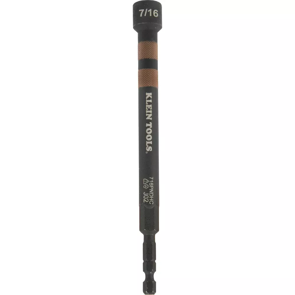 Klein 716PNDHC 7/16-Inch Hollow Magnetic Color-Coded Power Nut Driver