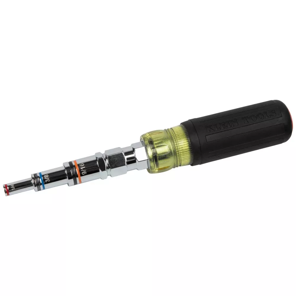 Klein 9-in-1 Pass Through SAE Multi-Nut Driver, Magnetic 32809MAG