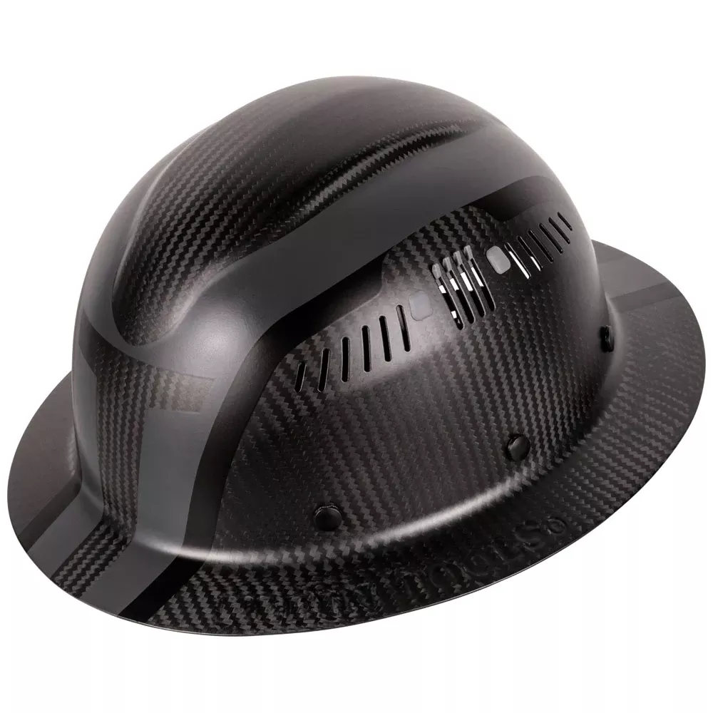 Klein Carbon Fiber Full Brim Hard Hat, Spartan 60513