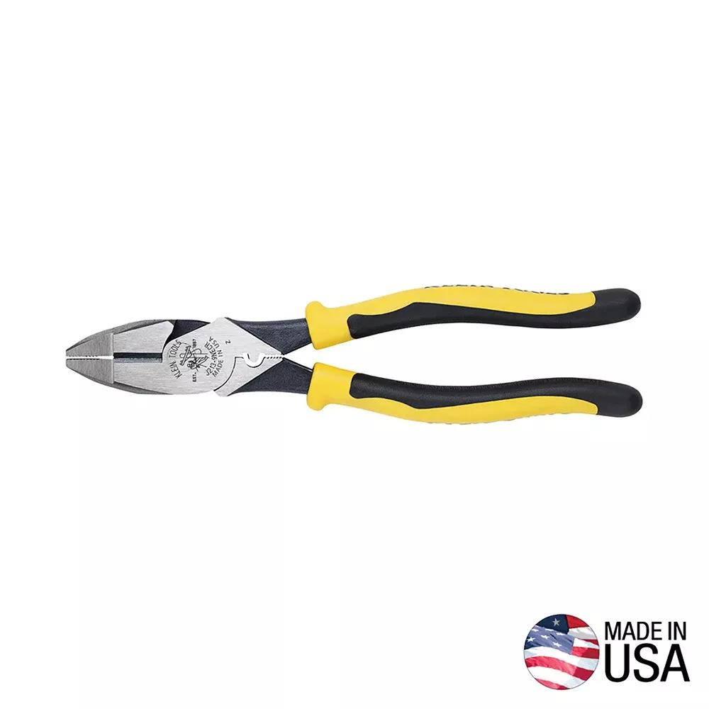 Klein Journeyman Pliers Connector Crimp Side Cut 9" J2139NECR