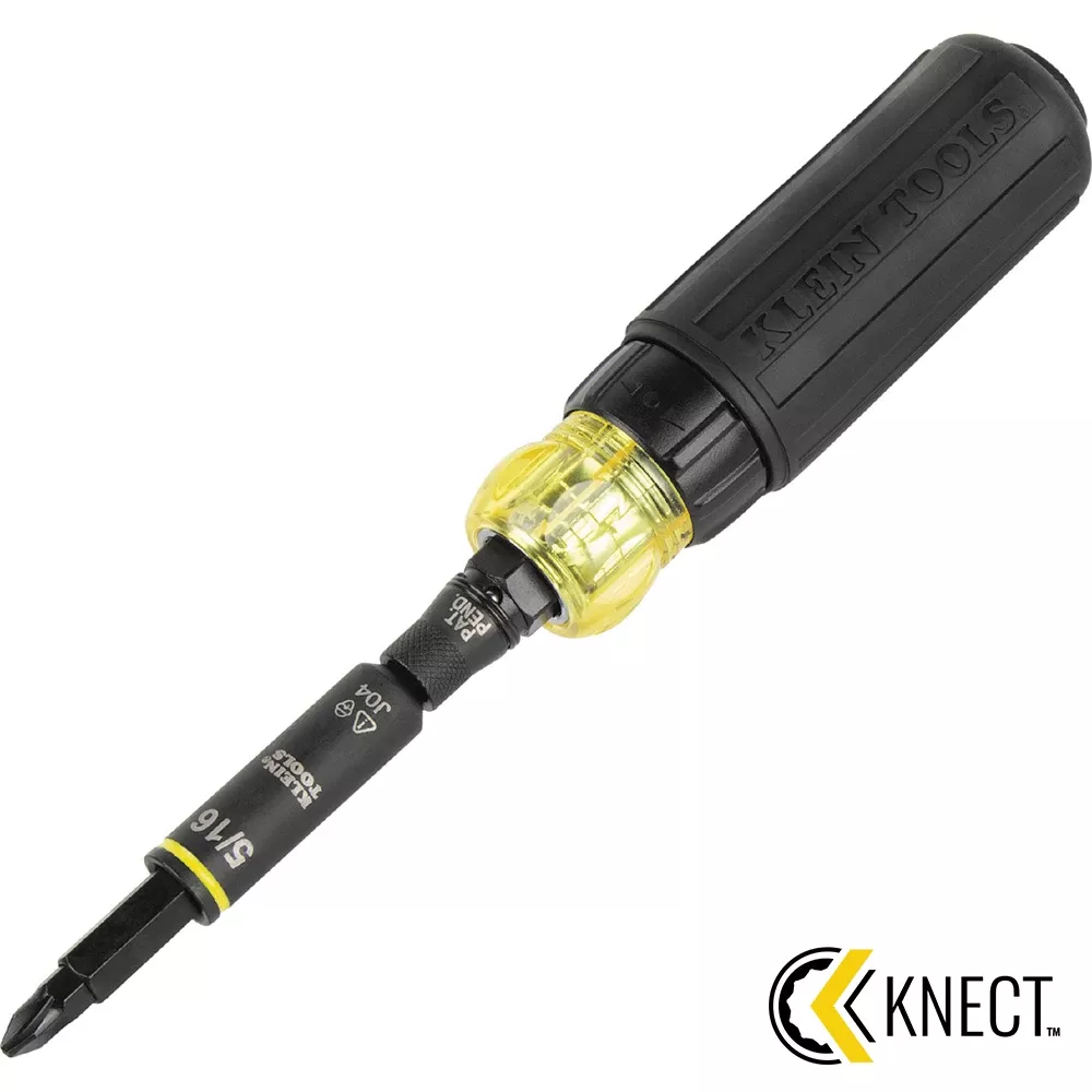 Klein KNECT 11-in-1 Ratcheting Impact Rated Screwdriver / Nut Driver 32500HDRT