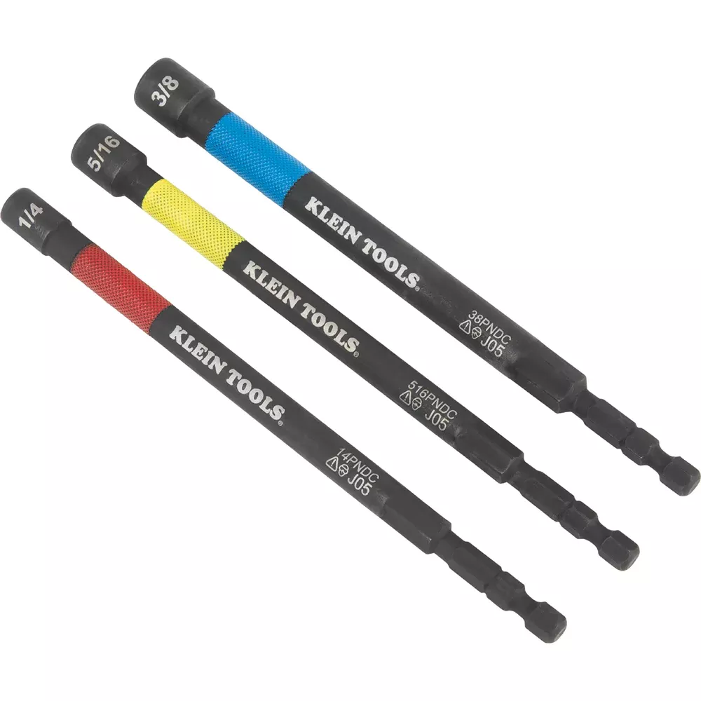 Klein Magnetic Power Nut Setter 3-Piece Set 65411PK3
