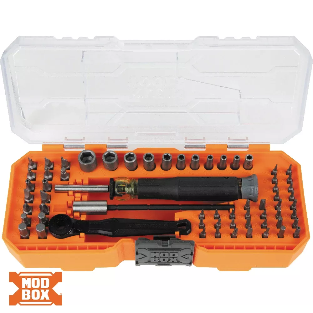 Klein Precision Ratchet and Driver System, 64-Piece 32787