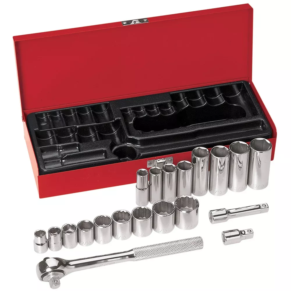Klein Tools 20 PC. 3/8" Drive Socket Wrench Set