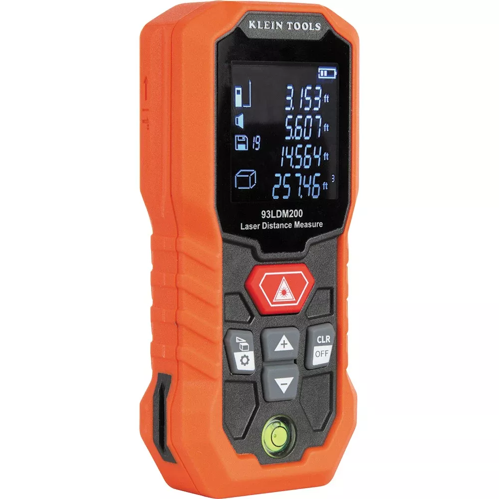 Klein Tools 200 Foot Laser Distance Measure 93LDM200