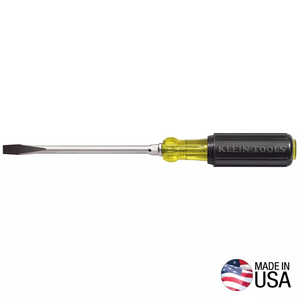 Klein Tools 5/16-Inch Keystone Screwdriver, 6-Inch Round Shank 6026
