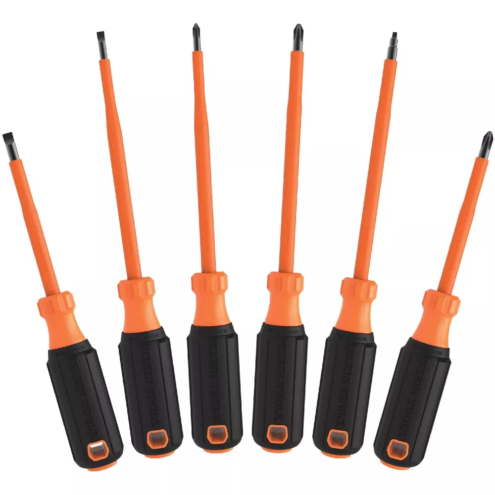 Klein Tools 6 PC. 1000V Insulated Screwdriver Set