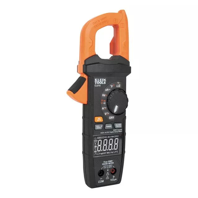 Klein Tools 600A AC/DC Auto-Ranging Digital Pro Clamp Meter with Worklight CL810