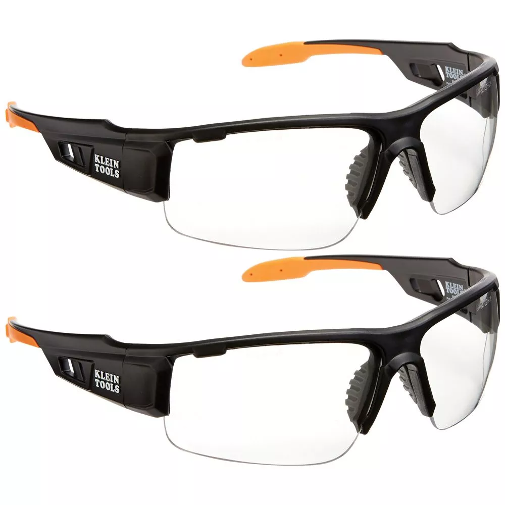 Klein Tools 60172 PRO Safety Glasses, Wide Lens, 2-Pack
