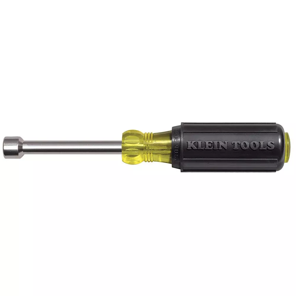 Klein Tools 630-7/16M 7/16" Magnetic Tip Nut Driver 3" Shaft