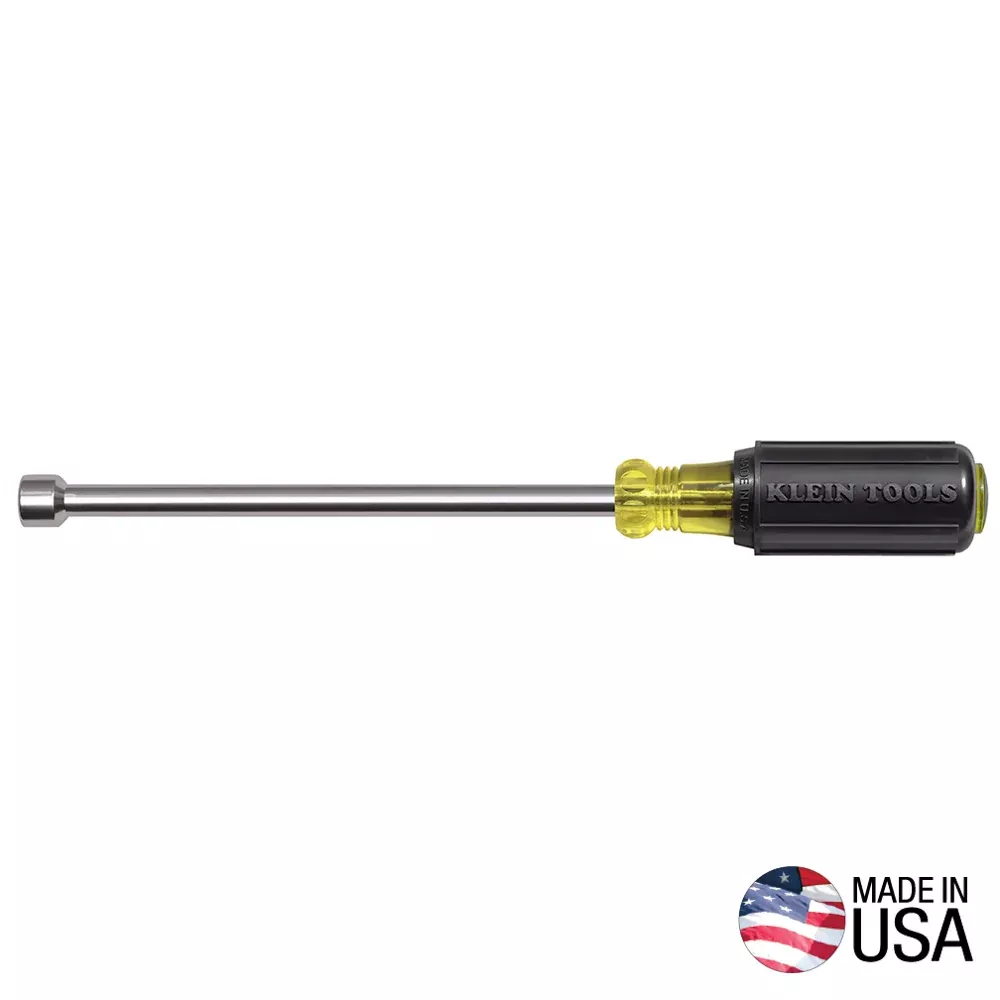 Klein Tools 646-3/8M 3/8'' Magnetic Tip Nut Driver - 6'' Hollow Shank