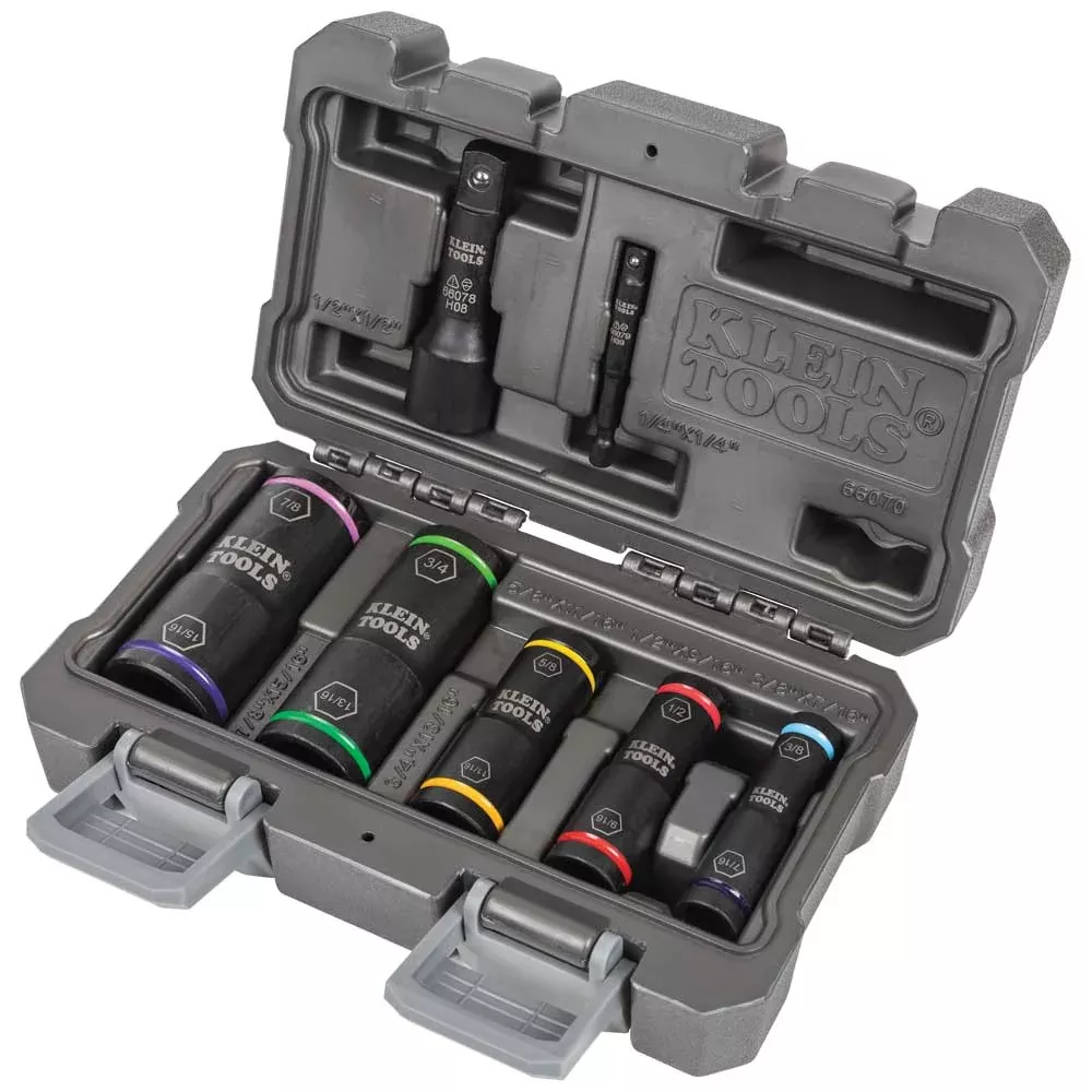 Klein Tools 7 PC. Flip Impact Socket Set