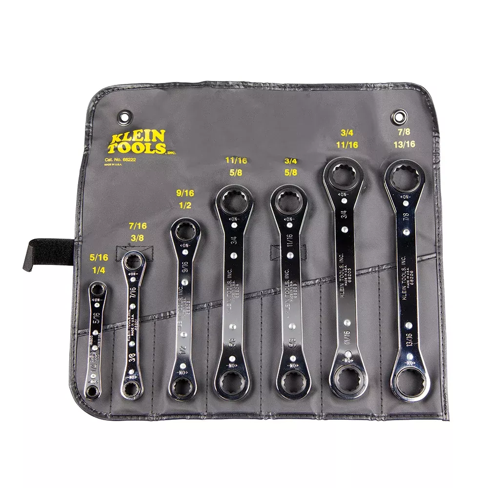 Klein Tools 7 PC. Ratcheting Box Wrench Set