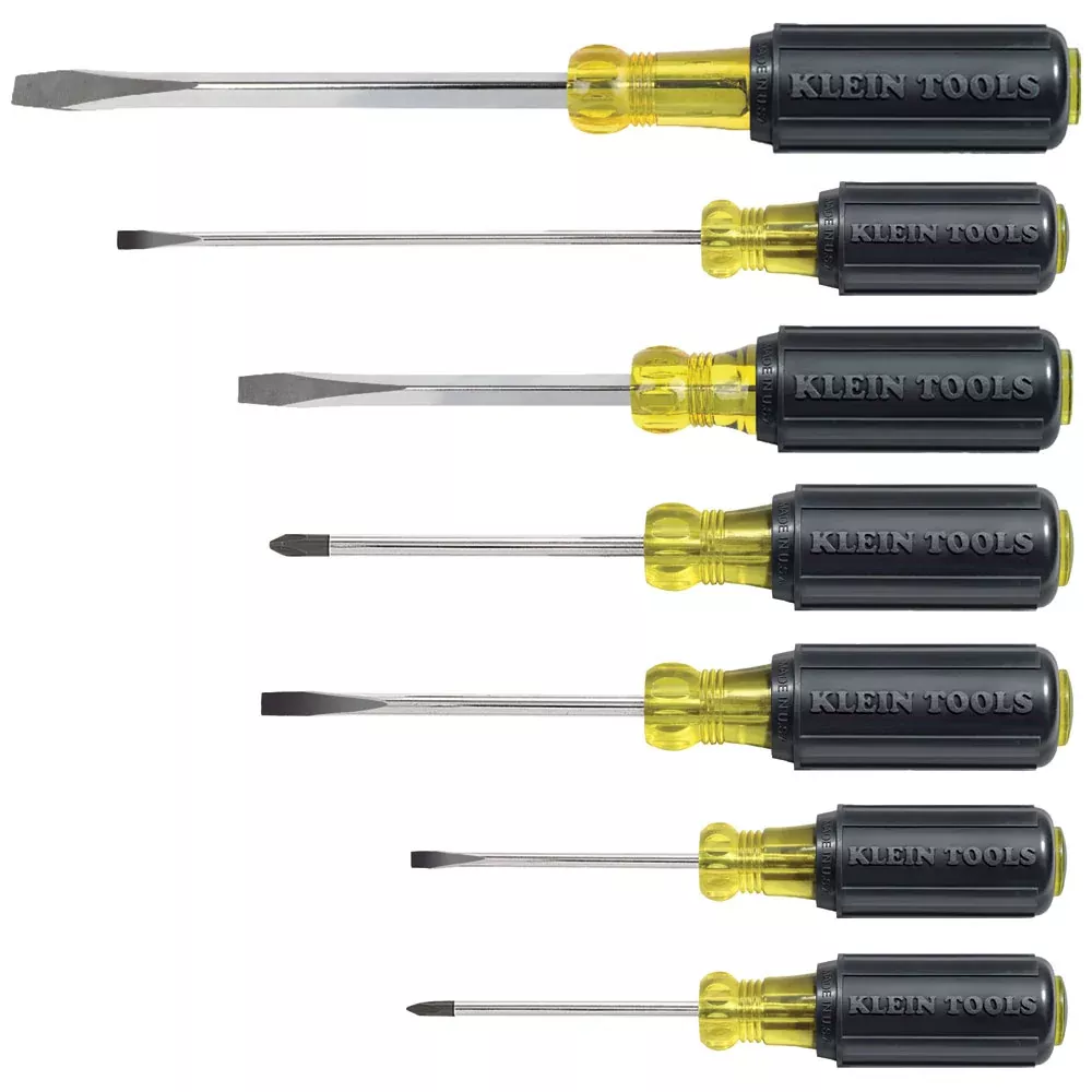 Klein Tools 7 PC. Slotted & Phillips Screwdriver Set