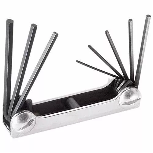 Klein Tools 70581 Eight-Key Inch Folding Hex Key Set