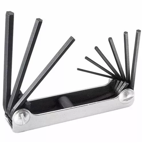 Klein Tools 70591 Nine-Key Inch Folding Hex Key Set