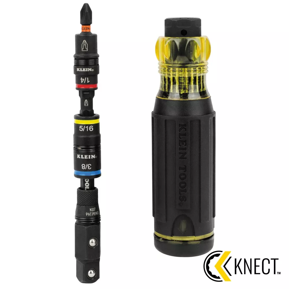 Klein Tools KNECT™ 17-in-1 Impact-Rated Hybrid Screwdriver / Nut Driver 32517HD