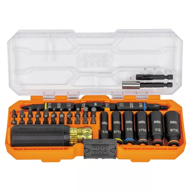 Klein Tools KNECT Impact-Rated Screwdriver and Socket Set with Case, 41-Piece 32502HD