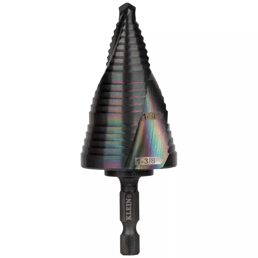 Klein Tools QRST15 1-3/8" Quick Release Step Drill Bit