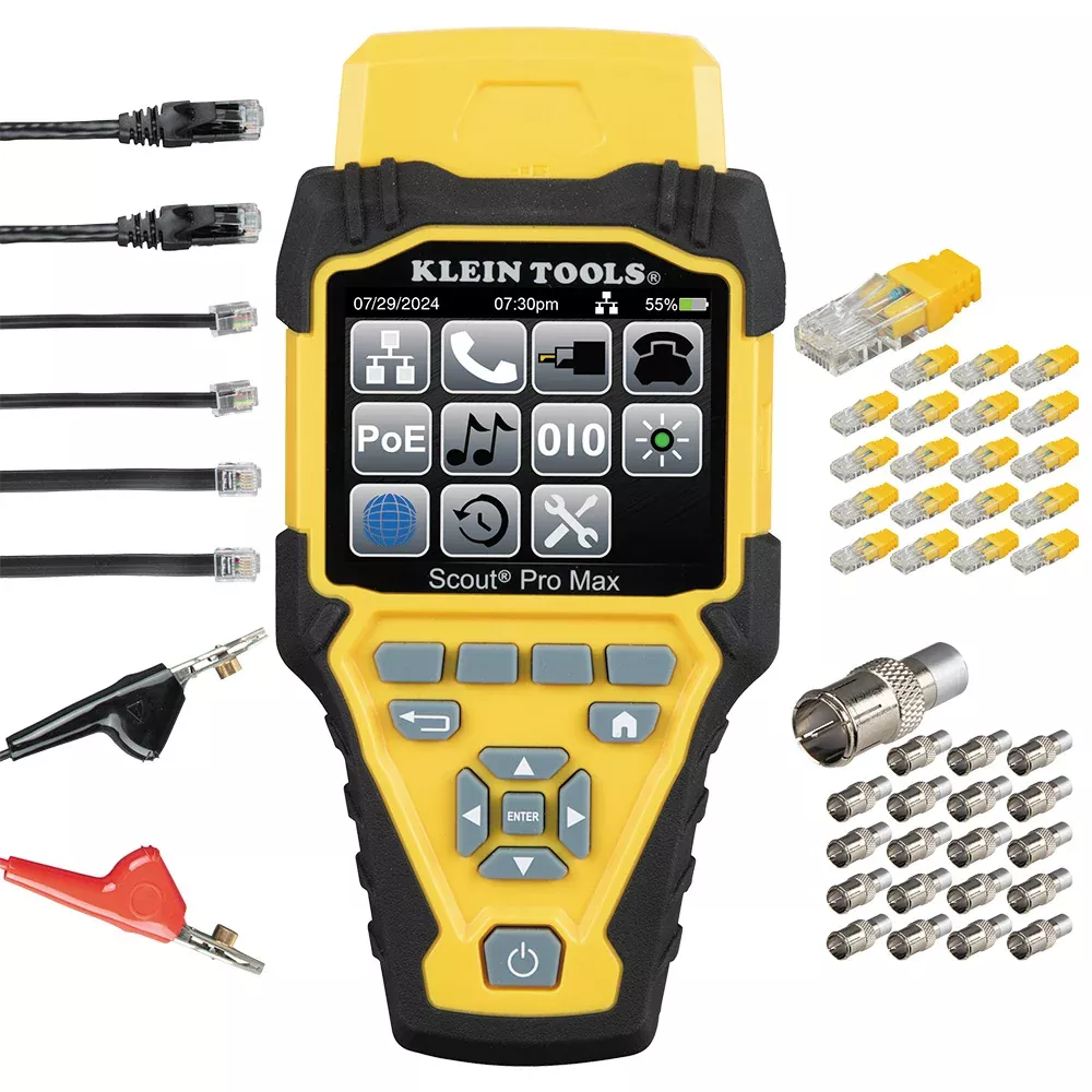 Klein VDV501-770 Scout Pro Max Network Cable Tester With Remote Set