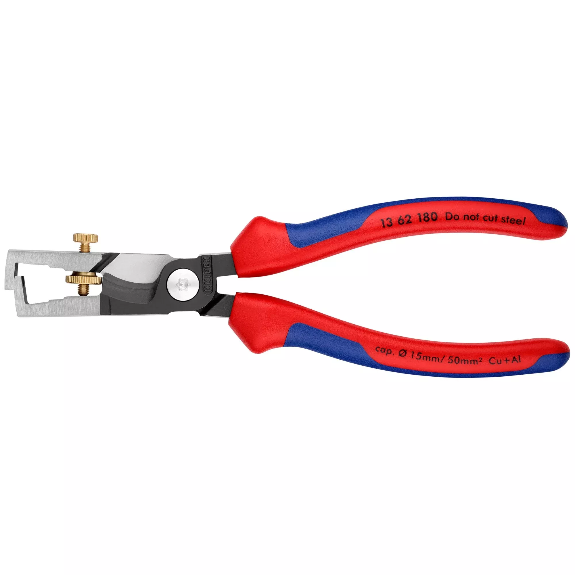 Knipex 13 62 180 7 1/4" Strix Insulation Strippers with Cable Shears