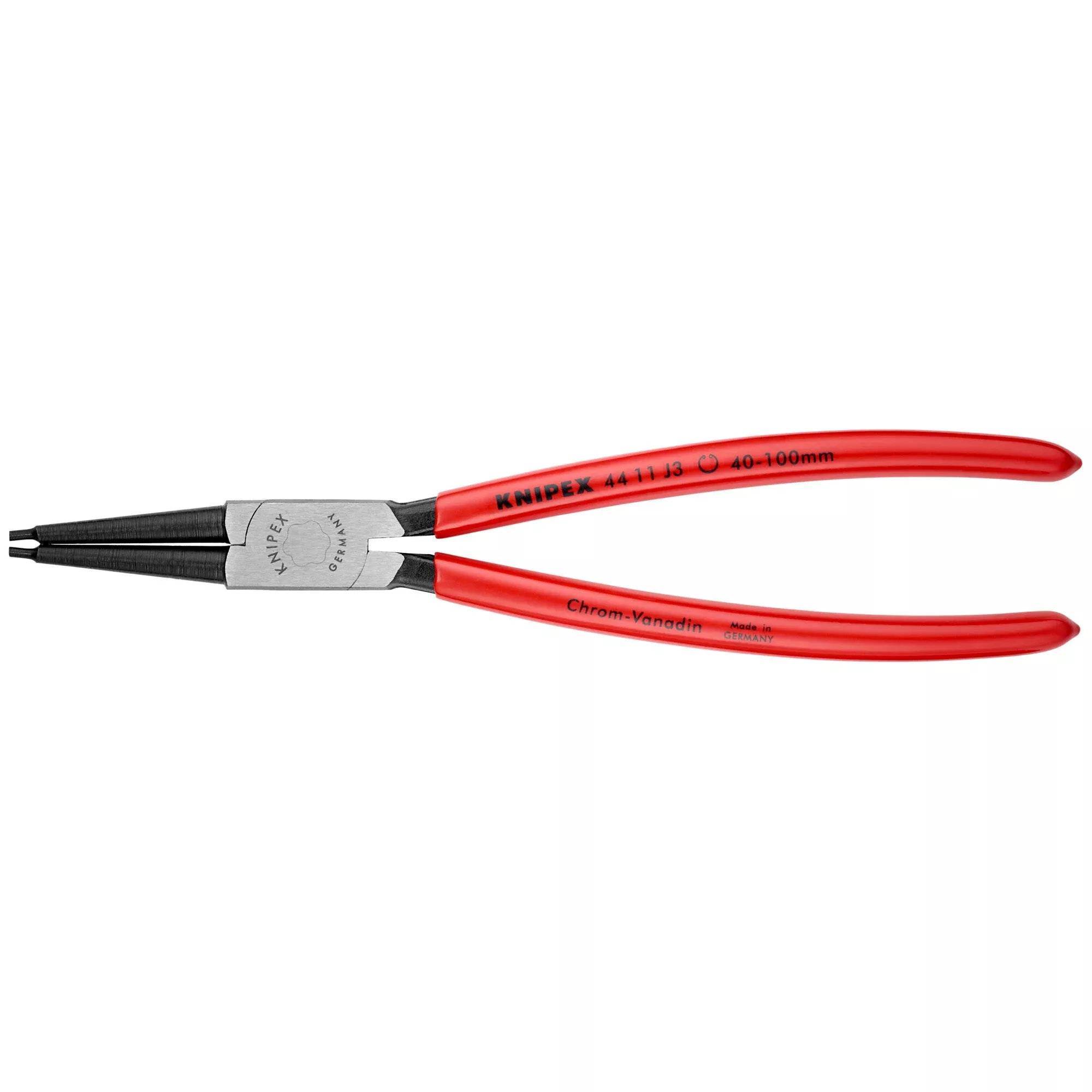 Knipex 44 11 J3 9" Internal Snap Ring Pliers-Forged Tips