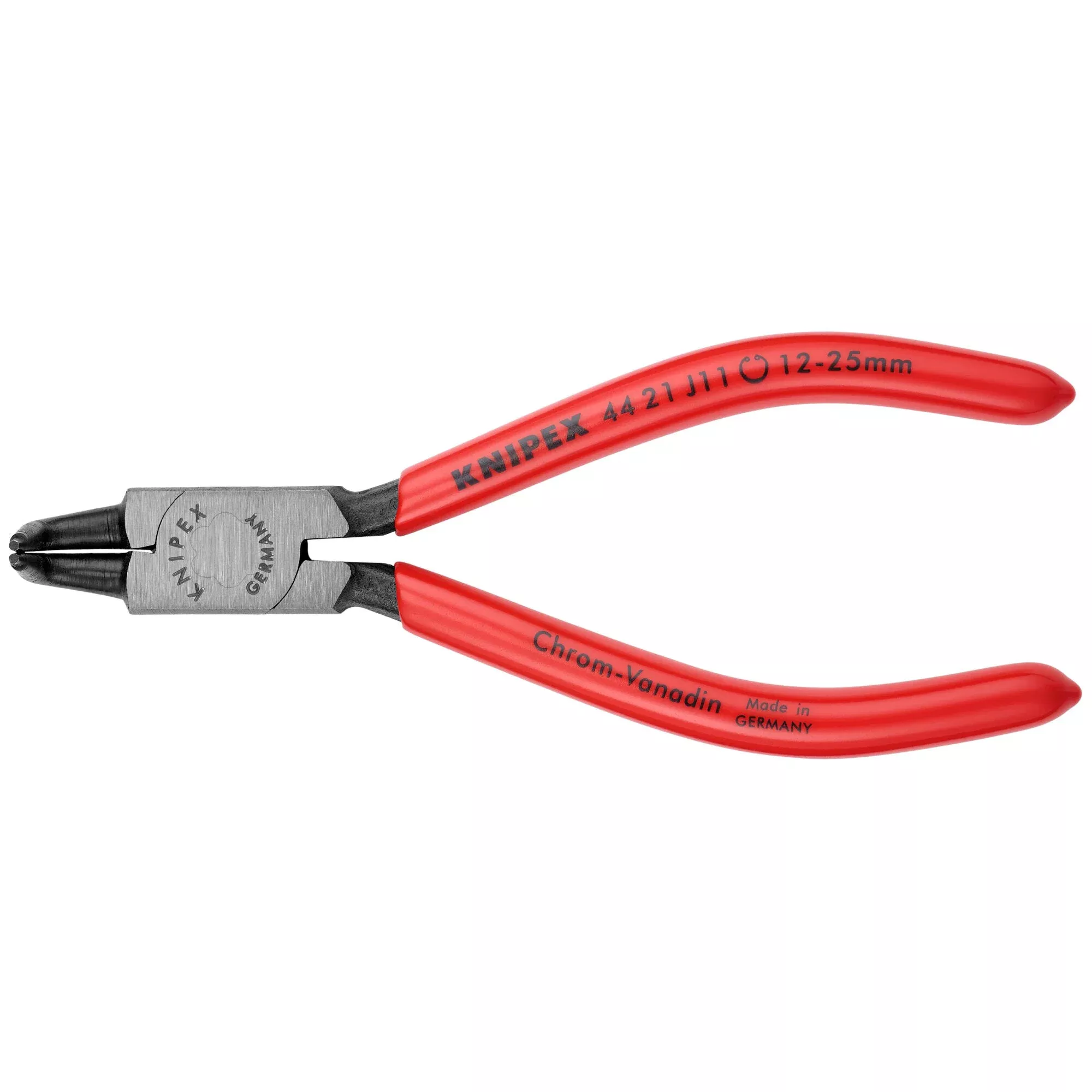 Knipex 44 21 J11 SBA 5 1/8" Internal 90° Angled Snap Ring Pliers-Forged Tips