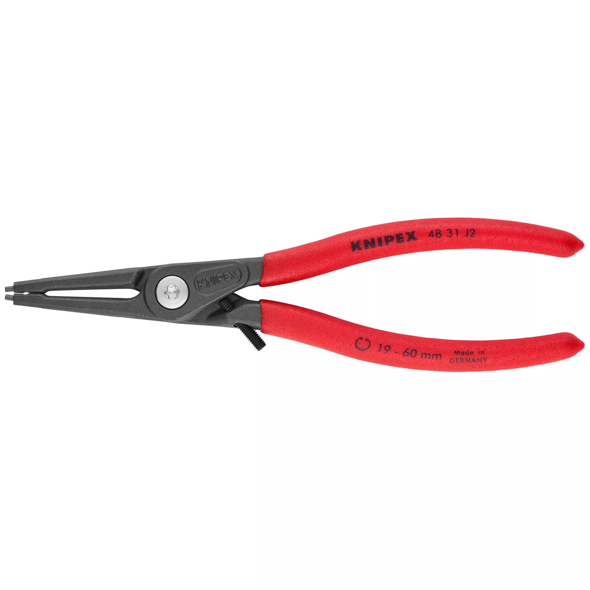 Knipex 48 31 J2 7 1/4" Internal Precision Snap Ring Pliers-Limiter