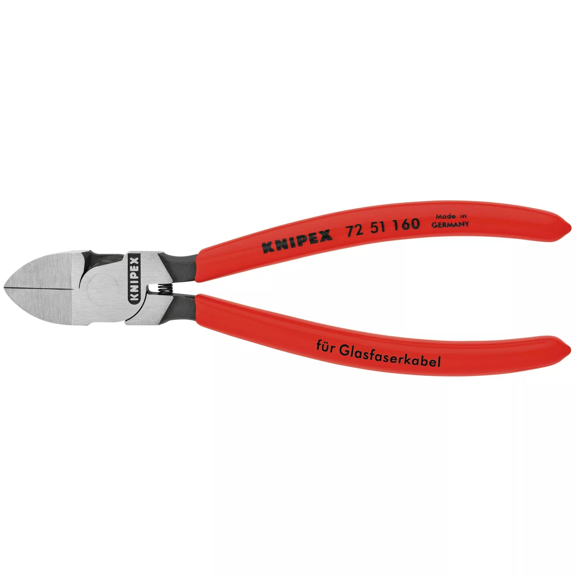Knipex 72 51 160 6 1/4" Diagonal Cutters for Fiber Optics