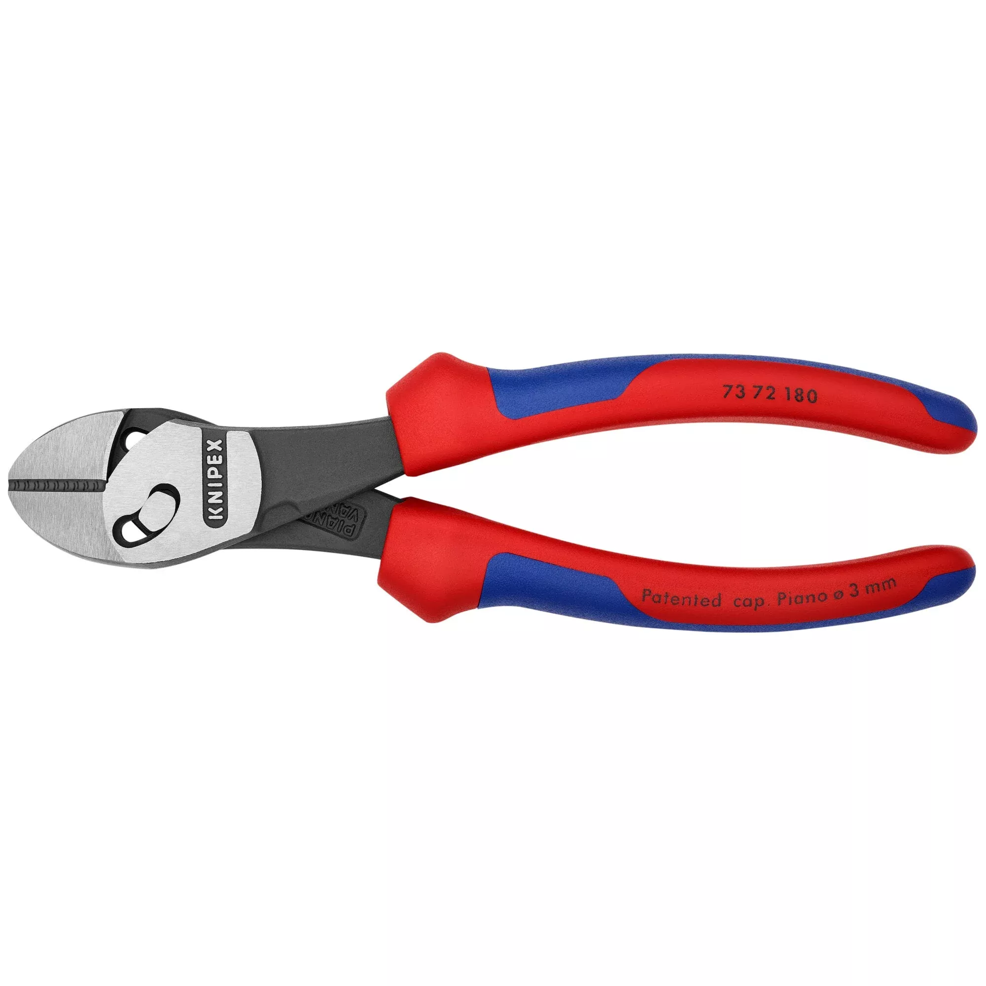 Knipex 73 72 180 BK 7 1/4" Twinforce Diagonal Super Cutters