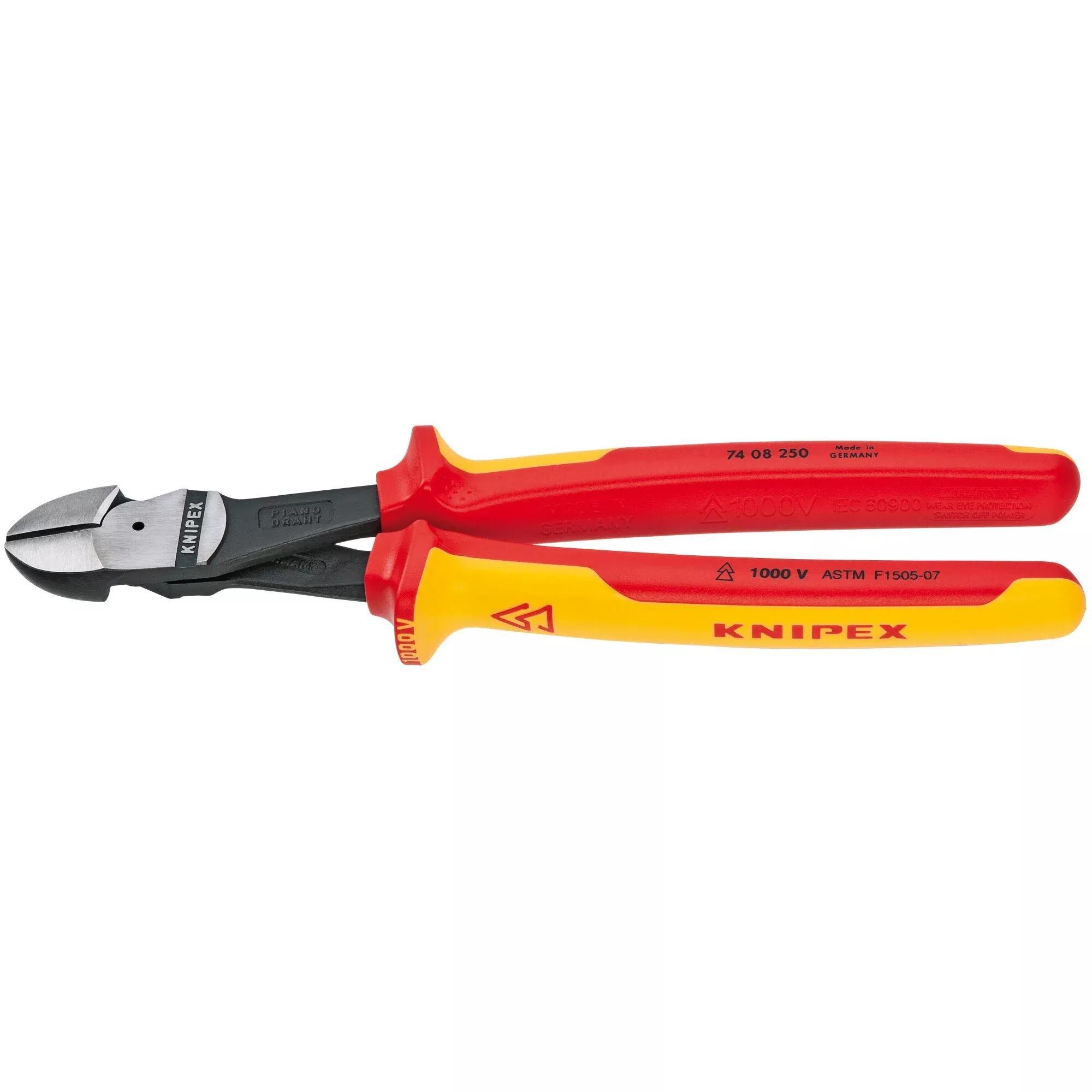 Knipex 74 08 250 US 10" High Leverage Diagonal Cutters-1000V Insulated