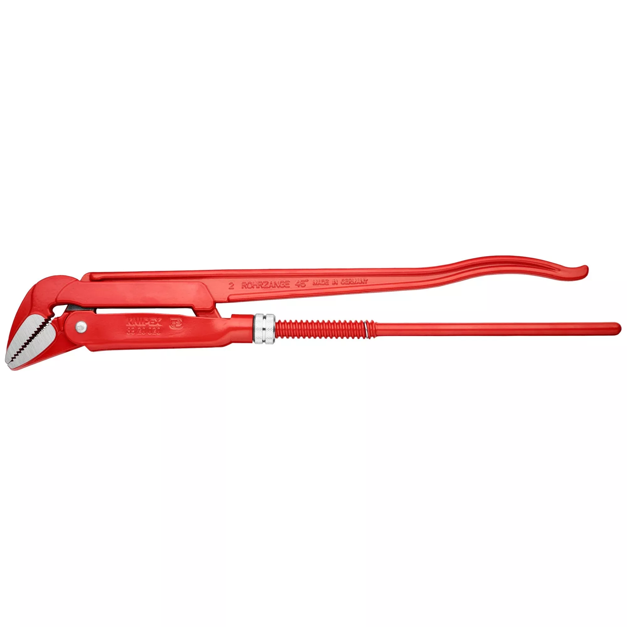 Knipex 83 20 020 22 1/4" Swedish Pipe Wrench-45°