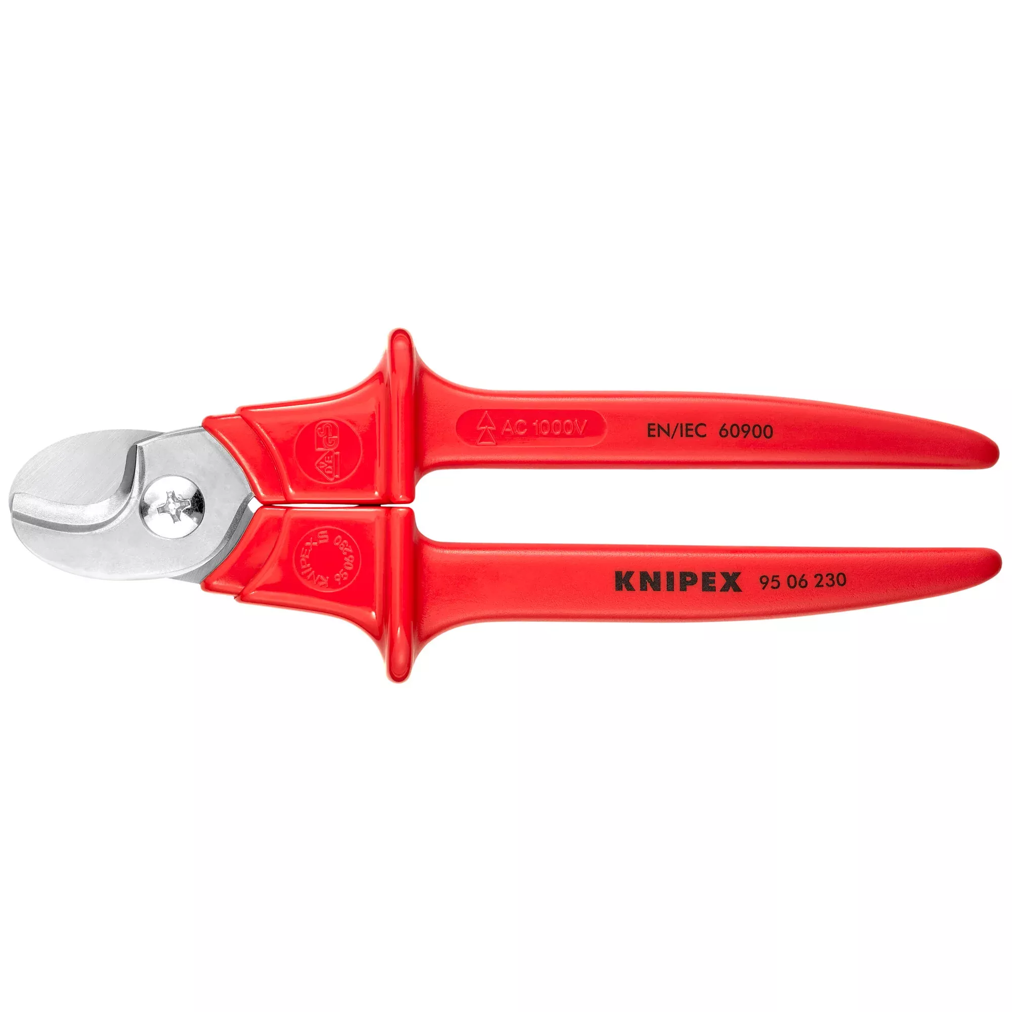 Knipex 95 06 230 9" Cable Shears-1000V Insulated