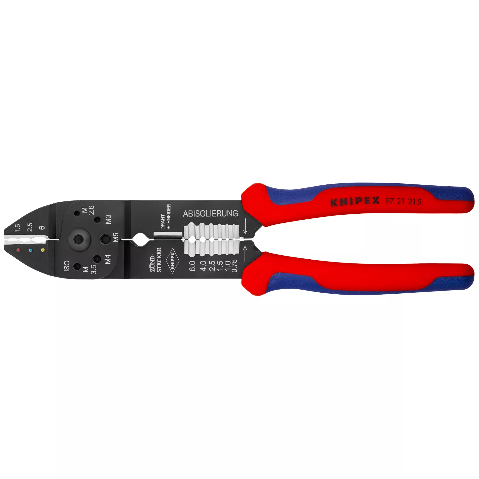Knipex 97 21 215 9 1/4" Crimping Pliers
