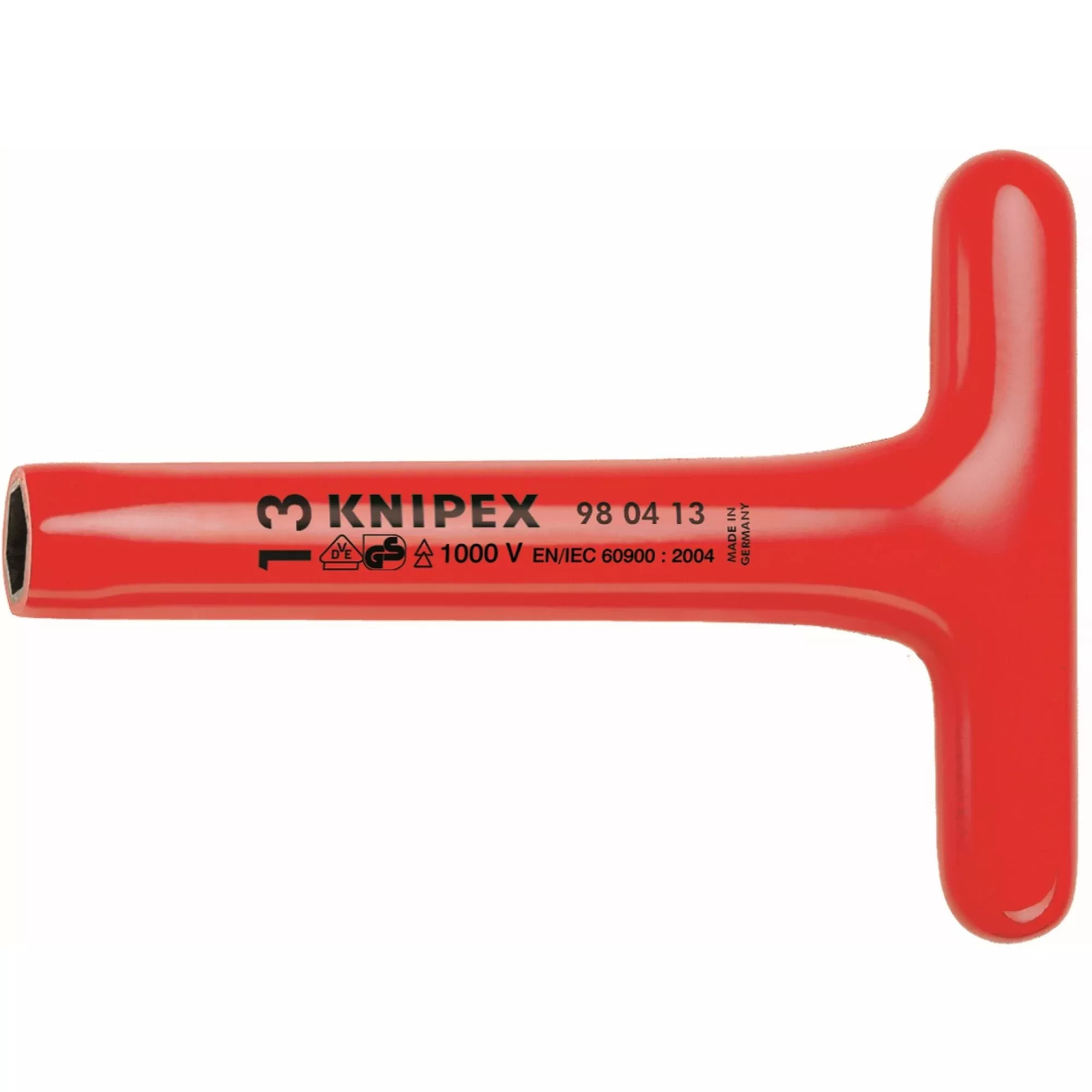 Knipex 98 05 19 12" T-Socket Wrench-1000V Insulated 19 mm