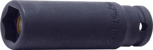 Ko-ken 12300G-12 | 1/4 Sq. Dr. Socket | 12mm 6 point | Length 48mm | Slide Magnet