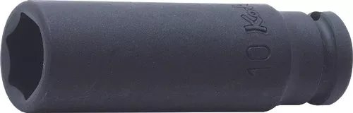 Ko-ken 12300M-12 | 1/4 Sq. Dr. Socket | 12mm 6 point | Length 48mm