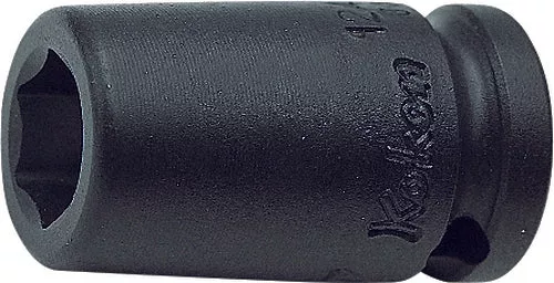 Ko-ken 12400M-9 | 1/4 Sq. Dr. Socket | 9mm 6 point | Length 23mm