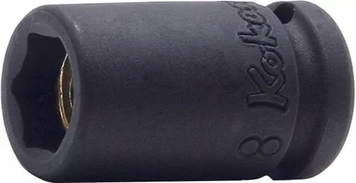 Ko-ken 12400MG-4.5 | 1/4 Sq. Dr. Socket | 4.5mm 6 point | Length 23mm | Magnet
