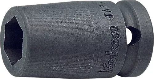 Ko-ken 12460A-1/4 | 1/4 Sq. Dr. Socket | 1/4 6 point | Length 23mm | Self-Tapping screw