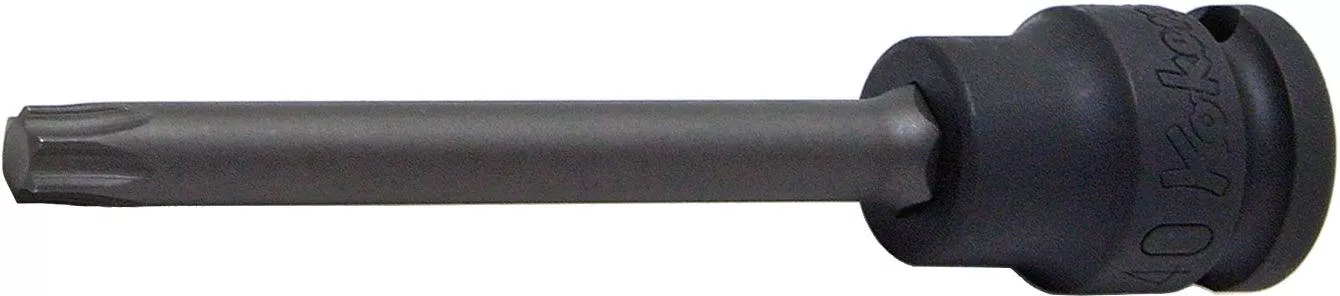 Ko-ken 13025.90-T27 | 3/8" Square Drive Power Bit Socket | TX 27 - Torx Key | Length 90mm | Impact Rated