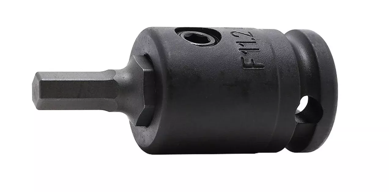 Ko-ken 13134M.52-10 | 3/8" Square Drive Power Bit Socket | 10mm Hex Key | Length 52mm | Impact Rated