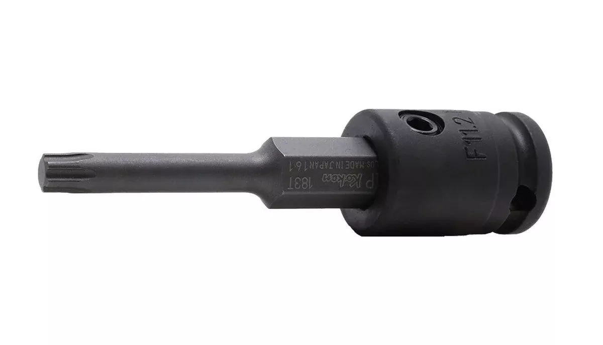 Ko-ken 13134T.92-45IP | 3/8" Square Drive Power Bit Socket | IP45 - TorxPlus Key | Length 92mm | Impact Rated