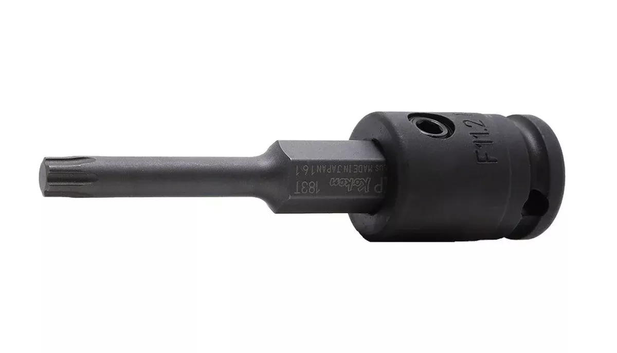 Ko-ken 13134T.92-60IP | 3/8" Square Drive Power Bit Socket | IP60 - TorxPlus Key | Length 92mm | Impact Rated