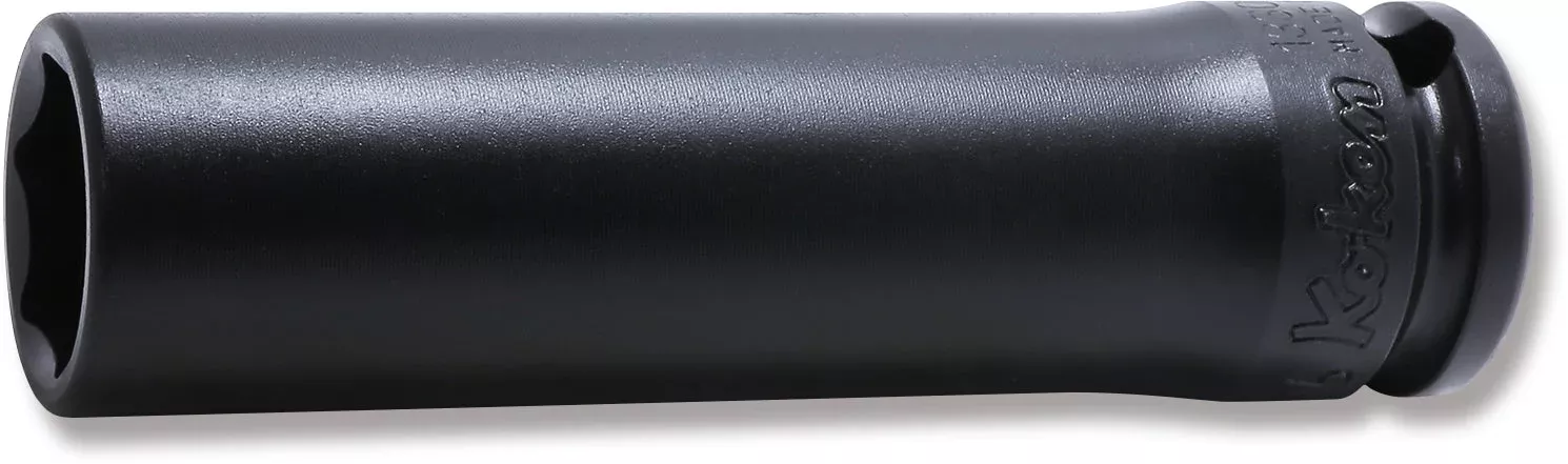Ko-ken 13300G-10 | 3/8 Sq. Dr. Socket | 10mm 6 point | Length 80mm | Slide Magnet