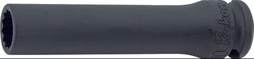Ko-ken 13305M-14 | 3/8 Sq. Dr. Socket | 14mm 12 point | Length 80mm