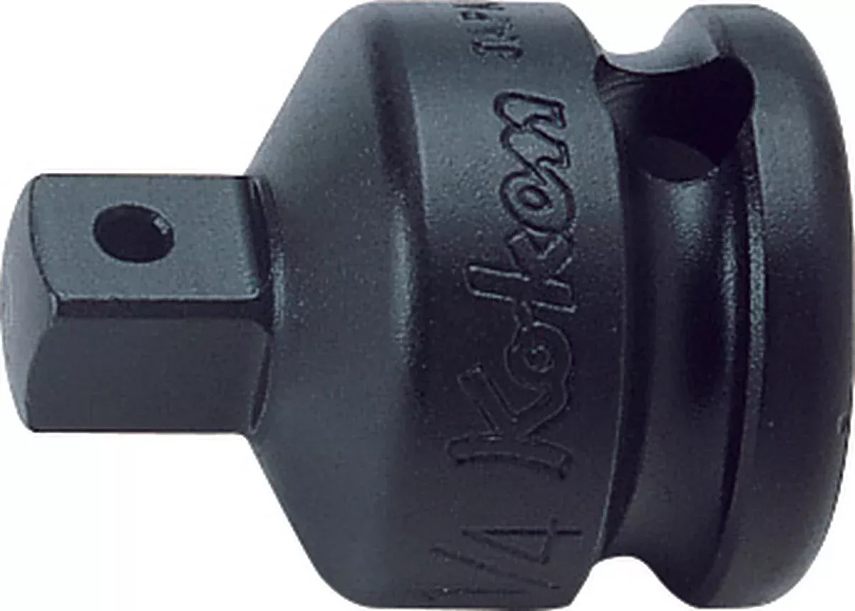 Ko-Ken 13322A-B | 3/8 Sq. Dr. Adaptor1/4 Square Length 27mm Ball type