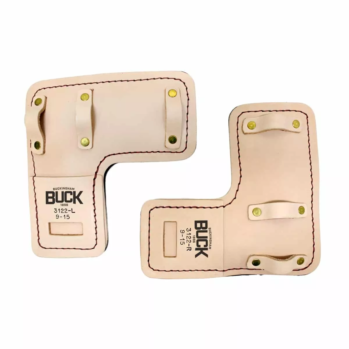 ‘L’ Shaped Leather Climber Pad with Outer Loops for Leg Straps – 3122
