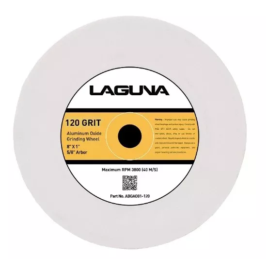 Laguna Tools 8" 120G Aluminum Oxide Wheel for G8 ABGAO81-120