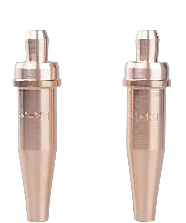 LISSAM 3-1-101 Acetylene Cutting Torch Tip – Compatible with V-Style Heavy Duty Torch (2-Pack)